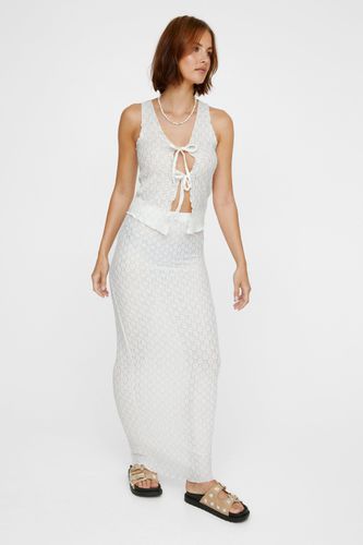 Textured Lace Maxi Skirt - - S - Nasty Gal - Modalova