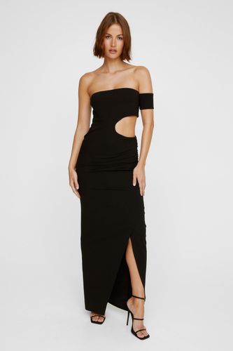 Cut Out Bardot Maxi Dress - L - Nasty Gal - Modalova