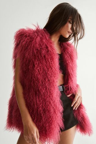 Premium Real Shearling Gilet - 32 - Nasty Gal - Modalova