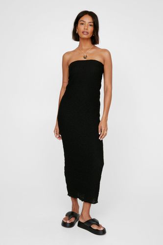 Textured Bandeau Maxi Dress - - S - Nasty Gal - Modalova