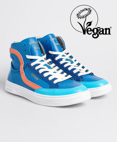 Men's Vegan Basket Lux Sneaker Blau - Größe: 41 - Superdry - Modalova