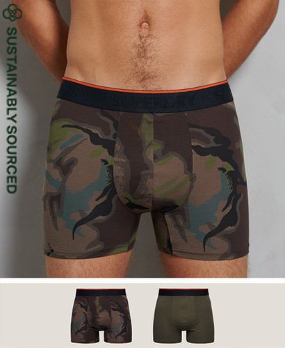 Herren Klassische Boxershorts aus Bio-Baumwolle im 2er-Pack - Größe: S - Xmas deals - Superdry - Modalova