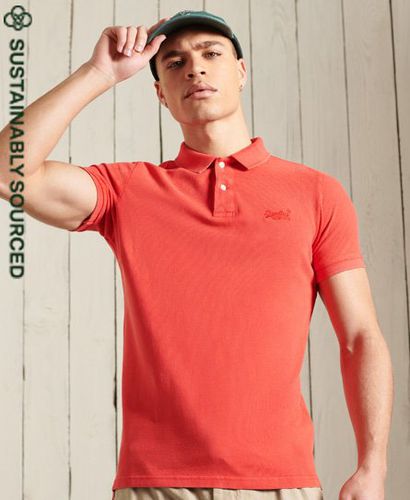 Men's Vintage Pikee-Polohemd aus Bio-Baumwolle - Größe: M - Superdry - Modalova