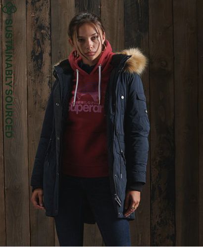 Damen Nadare Parka aus Mikrofaser - Größe: 36 - Black Friday & weitere Preisnachlässe - Superdry - Modalova