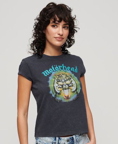 Women's Motörhead x Band-T-Shirt mit Flügelärmeln - Größe: 42 - Superdry - Modalova