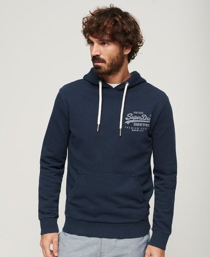 Herren Klassisches Vintage Heritage Hoodie Mit Logo Auf Der Brust, Größe: L - Superdry - Modalova