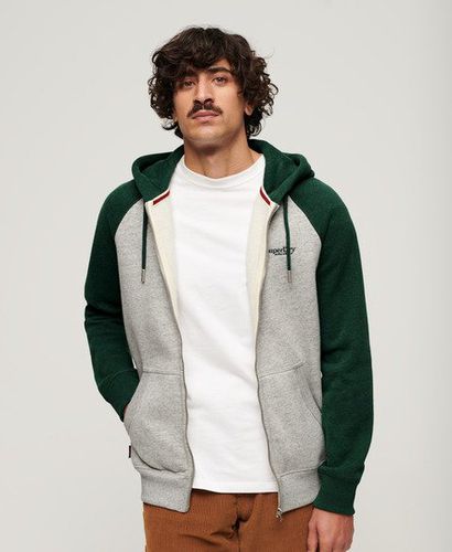 Men's Essential Baseball Kapuzenjacke - Größe: S - Superdry - Modalova