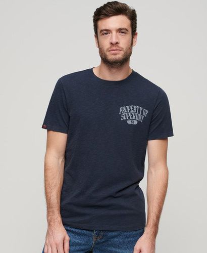 Herren Athletic College T-Shirt mit Grafik - Größe: M - Superdry - Modalova