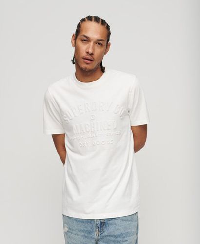 Men's Workwear T-Shirt mit Geprägter Grafik - Größe: Xxl - Superdry - Modalova