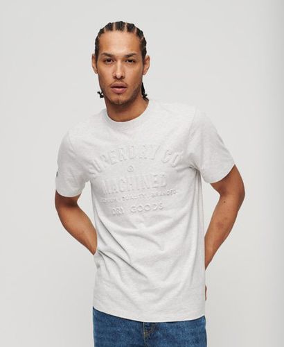 Men's Workwear T-Shirt mit Geprägter Grafik - Größe: L - Superdry - Modalova
