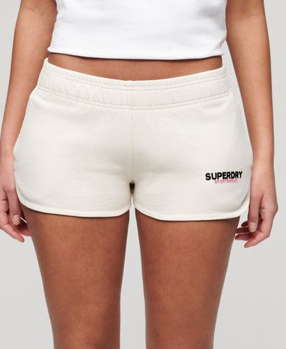 Damen Sportswear Racer Shorts mit Logo - Größe: 38 - Superdry - Modalova