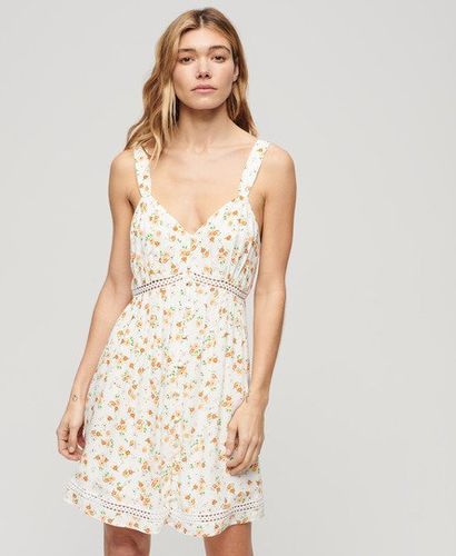 Robe Caraco à col V et Liseré en Dentelle Taille: 40 - Superdry - Modalova