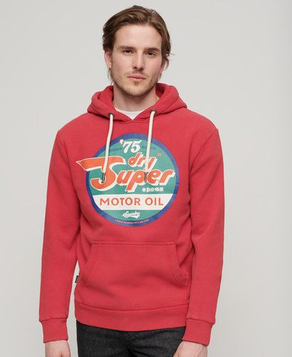 Herren Gasoline Workwear Hoodie mit Grafik Logo-Druck, Größe: S - Superdry - Modalova