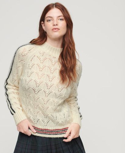 Women's Pointelle Strickpullover - Größe: 44 - Superdry - Modalova