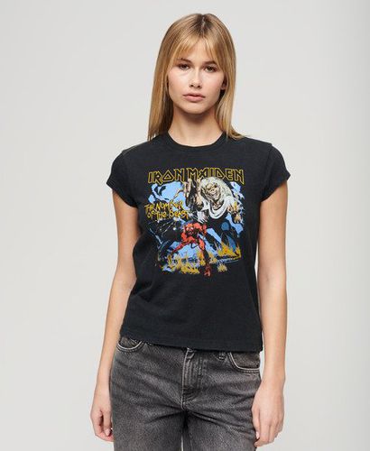 Damen Iron Maiden x Band-T-Shirt mit Flügelärmeln - Größe: 40 - Superdry - Modalova