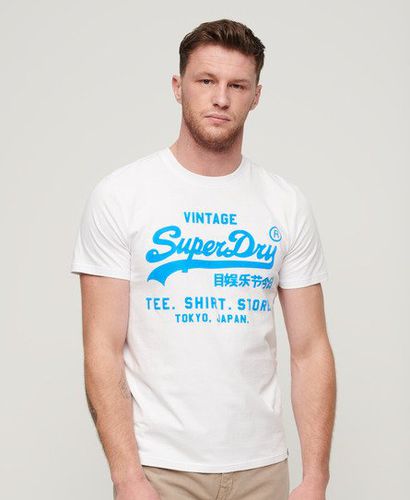Herren T-Shirt in Neonfarben - Größe: L - Superdry - Modalova