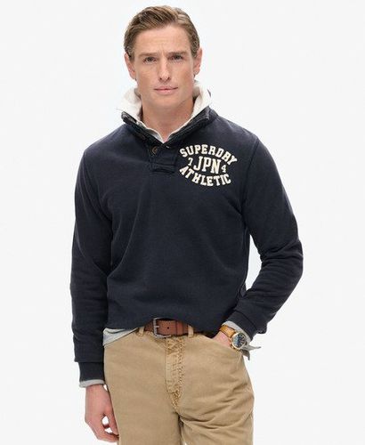 Herren Vintage Athletic Henley Sweatshirt - Größe: S - Superdry - Modalova