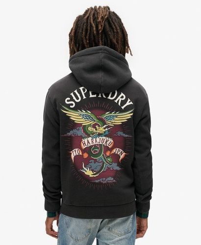 Herren Tattoo Hoodie mit Grafikprint - Größe: L - Superdry - Modalova