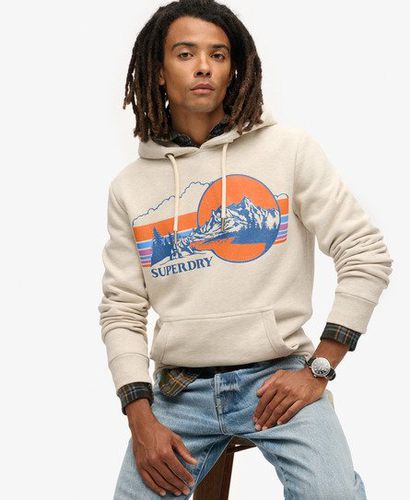 Herren Outdoor Hoodie mit Grafikstreifen - Größe: S - Superdry - Modalova