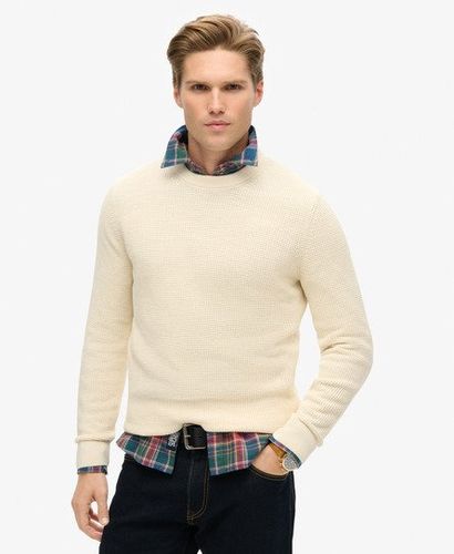 Pull Ras-du-cou en Maille Texturée Taille: XL - Superdry - Modalova