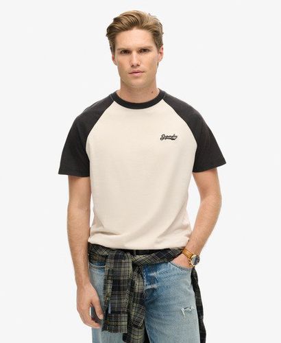 Herren Essential Baseball-T-Shirt mit Logo - Größe: XL - Superdry - Modalova