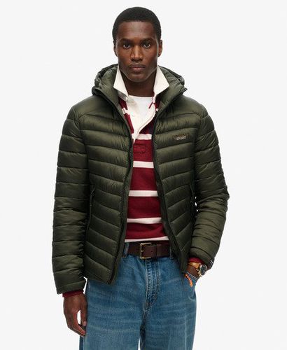 Herren Fuji Steppjacke mit Kapuze - Größe: S - Superdry - Modalova