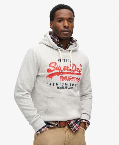 Herren Duo Hoodie mit Vintage-Logo - Größe: S - Superdry - Modalova