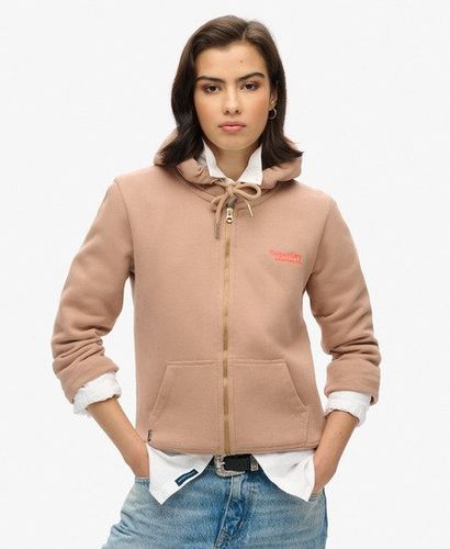 Dames Zippé a Logo Essential Sweat a Capuche, Taille: 44 - Superdry - Modalova