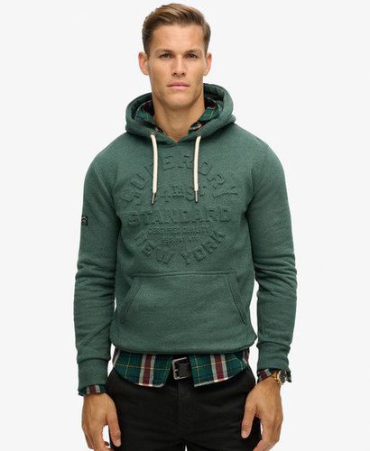 Herren Hoodie mit Geprägter Logo-Grafik - Größe: Xxl - Superdry - Modalova