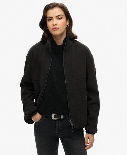 Damen Active Fleecejacke mit Durchgehendem Reißverschluss - Größe: 40 - Superdry - Modalova