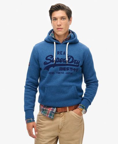 Men's Farblich Abgestimmtes Hoodie mit Vintage-Logo - Größe: L - Superdry - Modalova