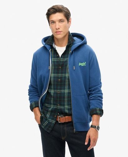 Sweat à Capuche Zippé à Logo Essential Taille: Xxl - Superdry - Modalova