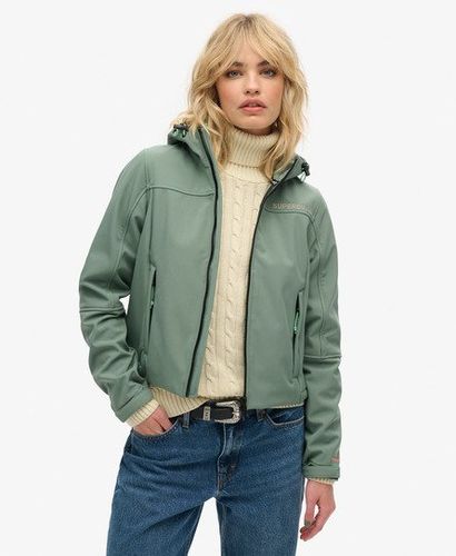 Damen Softshell Trekker Kapuzenjacke - Größe: 40 - Superdry - Modalova