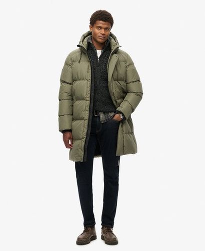 Herren Sports Steppmantel mit Kapuze - Größe: S - Superdry - Modalova