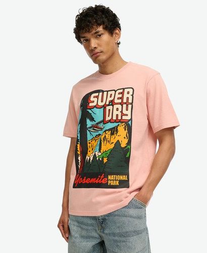 Herren Travel Postcard T-shirt mit Grafikprint - Größe: XL - Superdry - Modalova