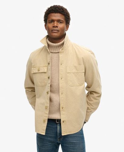 Herren Surplus Canvas-Hemdjacke, Größe: L - Superdry - Modalova