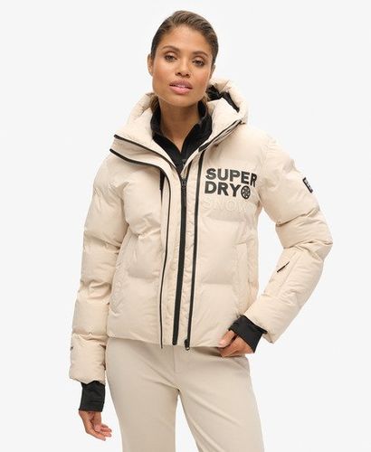 Damen Sport Kastige Ski-steppjacke mit Kapuze - Größe: 40 - Superdry - Modalova