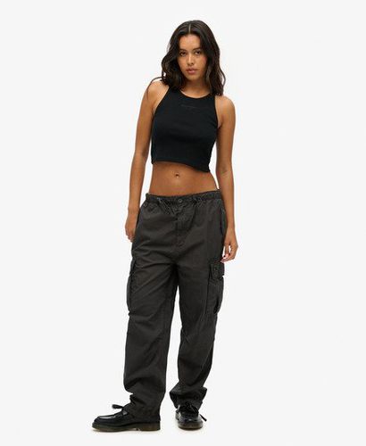 Damen Übergroße, Weit Geschnittene Parachute Hose, Größe: 32/32 - Superdry - Modalova