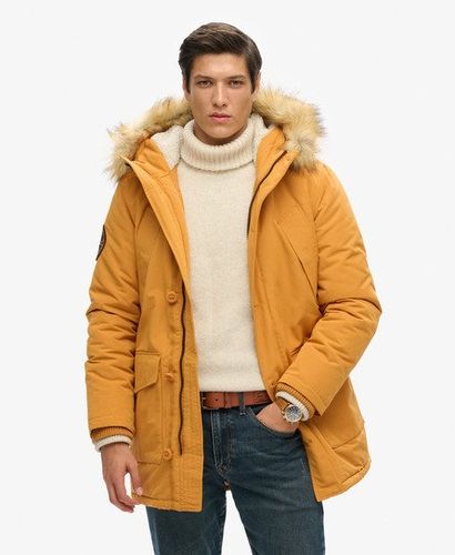 Insigne brodé Parka à Capuche Avec Fourrure Synthétique Everest, , Taille: L - Superdry - Modalova