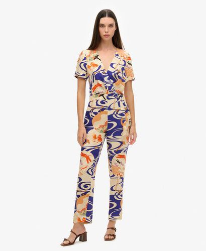 Women's Damen Vintage Jumpsuit aus Webstoff Bedruckt, Größe: 36 - Größe: 36 - Xmas deals - Superdry - Modalova