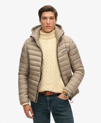 Herren Fuji Steppjacke mit Kapuze - Größe: XL - Superdry - Modalova