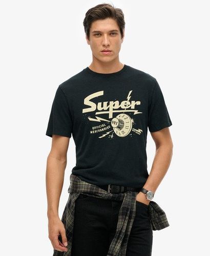 Imprimé T-Shirt Graphique Retro Rocker, , Taille: L - Superdry - Modalova