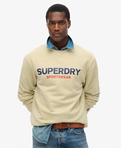 Herren Lässiges Sportswear Sweatshirt Mit Rundhalsausschnitt Und Logoprint, , Größe: L - Black Friday & weitere Preisnachlässe - Superdry - Modalova