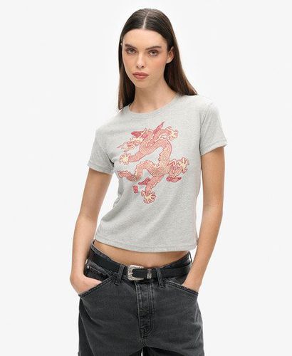 Women's x Komodo Dragon Slim T-Shirt - Größe: 42 - Superdry - Modalova