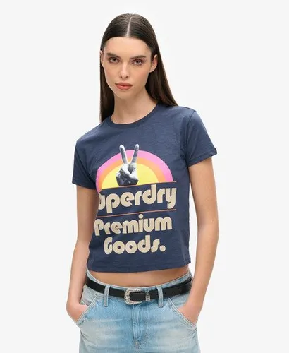 T-shirt à Motif Retro Font Années 70 Taille: 38 - Superdry - Modalova