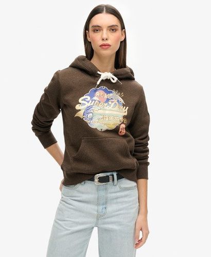 Damen Itago Hoodie mit Vintage Logo - Größe: 36 - Superdry - Modalova