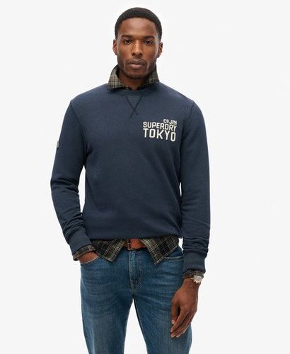 Herren Workwear Sweatshirt mit Applikation - Größe: XL - Superdry - Modalova