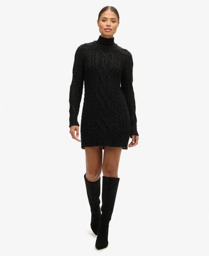 Robe Pull Torsadée à col Cheminée Taille: 38 - Superdry - Modalova