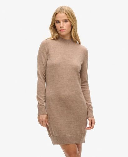 Robe en Maille Mérinos à Manches Longues Taille: 44 - Superdry - Modalova