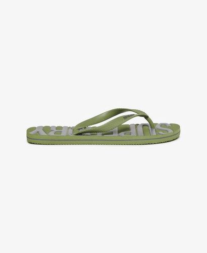 Herren Vegane Vintage Flip-Flops - Größe: 8-9 - Superdry - Modalova